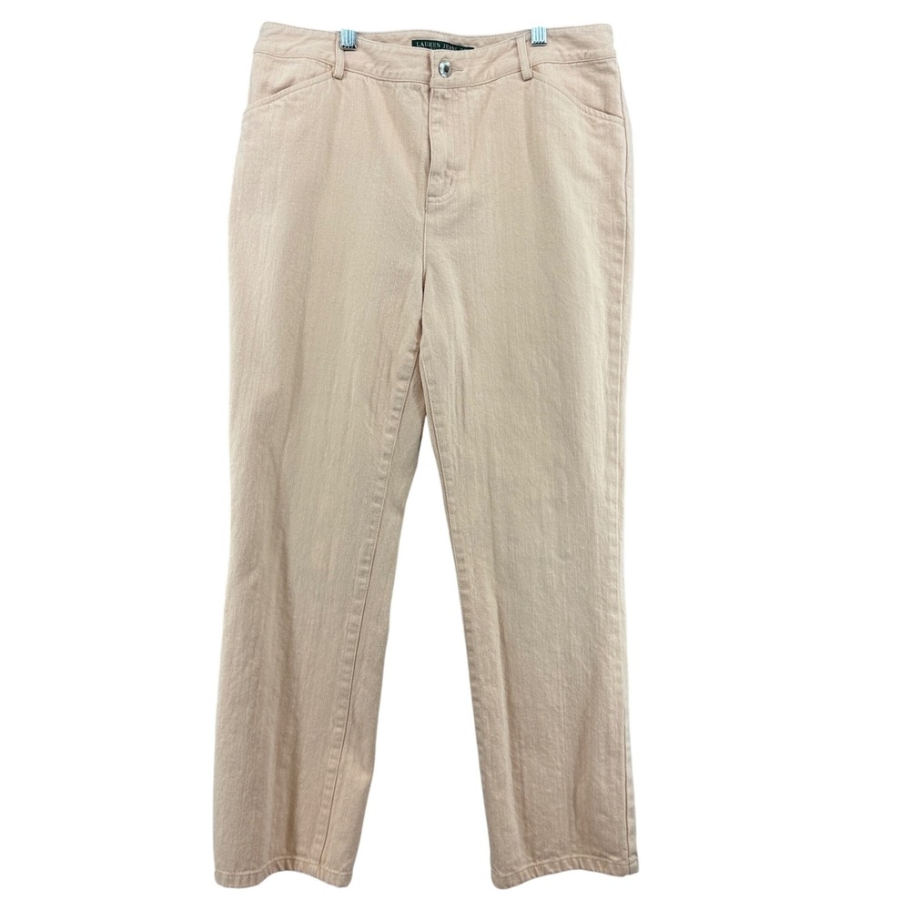 Vintage Lauren Ralph Lauren Jeans  Straight Leg‎ Jeans Peachy Pink 10P